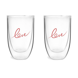 Zestaw 2 filiżanek z podwójnymi ściankami (350 ml) Vita Love Vialli Design