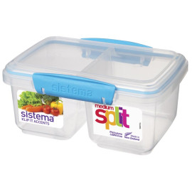 Pojemnik na żywność (niebieski) Split Accents Sistema
