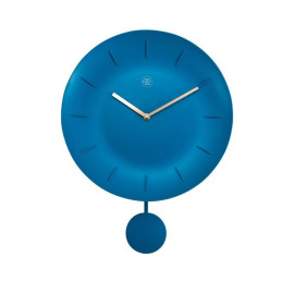 7339 TQ Zegar ścienny (turkusowy) Bowl Nextime