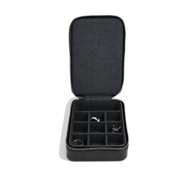 Etui podróżne na spinki i zegarek (czarne) Stackers 