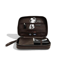 Etui podróżne na ładowarki i słuchawki (brązowe) Stackers