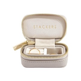 Etui podróżne na pierścionki (taupe) Petite Stackers 
