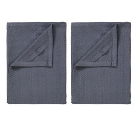 Zestaw 2 ręczników (gunmetal) Ridge Blomus