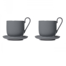 Zestaw 2 filiżanek (szarych) Ro Blomus