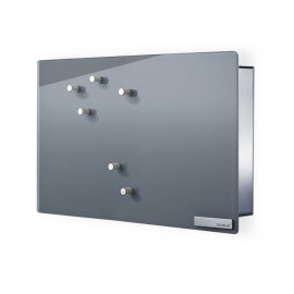 Magnetyczna skrzynka na klucze szara (pozioma) Blomus 