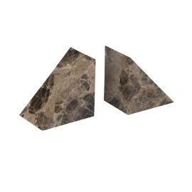 Zestaw 2 stoperów do książek (brązowych) Pesa Blomus