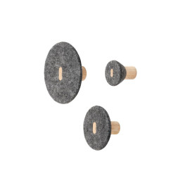 Zestaw 3 wieszaków ściennych Pela Blomus