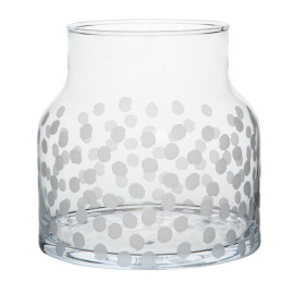 Wazon szklany (18 cm) Dots Rader