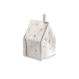 Lampion domek Zimowe drzewo Rader