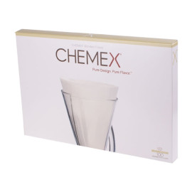 Zestaw 100 filtrów papierowych do zaparzacza 0,45 l Chemex