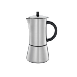 Kafeteria na 6 filiżanek (stal matowa) Figaro Cilio