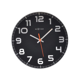 Zegar ścienny (czarny) Classy Nextime