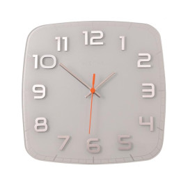 Zegar ścienny kwadratowy (biały) Classy Nextime
