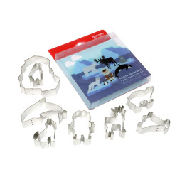 Zestaw wykrawaczy do ciastek Iceberg Dexam