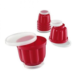 Zestaw sześciu foremek na deser / pudding Küchenprofi