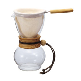 Zaparzacz do kawy (240 ml) Drip Pot Olive Wood Hario
