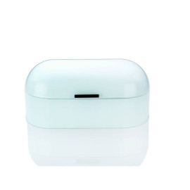 Chlebak metalowy z antypoślizgowymi nóżkami (biały) Frisco Kela