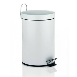 Kosz łazienkowy otwierany pedałem (biały) Rika Kela