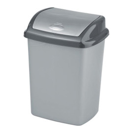 Kosz na śmieci 25 l (srebrno-grafitowy) Dominik Curver 