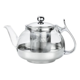 Dzbanek z borokrzemowego szkła z zaparzaczką (0,7 l) Küchenprofi