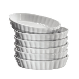 Zestaw sześciu naczyń do Creme Brulee Kuchenprofi