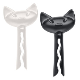 Klipsy do torebek (biało-czarne) 2 szt. Miaou Koziol