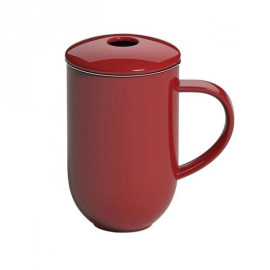 Kubek z zaparzaczem (czerwony) Pro Tea Loveramics