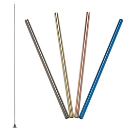 Zestaw 4 słomek stalowych 21,5 cm (kolor) Lurch