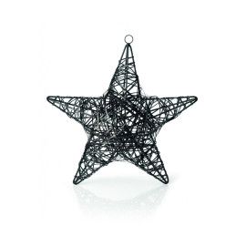 Ozdoba Gwiazda (czarna) L Christo Philippi