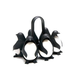 Stojak na jajka Pingwiny Egguins Peleg Design