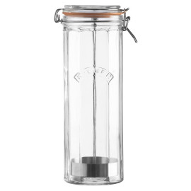 Słoik do przechowywania makaronu spaghetti (2,2 l) Facetted Clip Top Jar Kilner