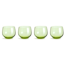 Zestaw 4 szklanek (zielonych) Interiör Spectra Sagaform