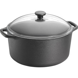 Żeliwny garnek (7 l) ze szklaną pokrywką Skeppshult