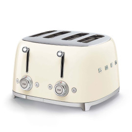 Toster na 4 kromki osobno (kremowy) 50's Style SMEG