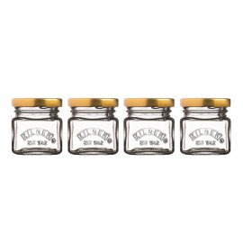 Zestaw 4 minisłoiczków (55 ml) Mini Jars Kilner