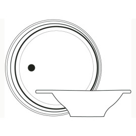 Talerz głęboki Optical Bugatti 