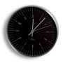 Zegar ścienny z cyframi (czarny) Tempus Philippi