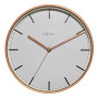 Zegar ścienny mały (biało-miedziany) Company Nextime