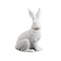 Figura porcelanowa Zając (biała) Merta Goebel