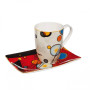 Kubek z podstawką (12 cm) Heavy Red Wassily Kandinsky Artist Mug Goebel