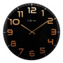 Zegar ścienny (czarno-miedziany) Classy Round Nextime
