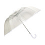 Parasol automatyczny XL (przezroczysty z białą obwódką) Smati
