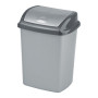 Kosz na śmieci 25 l (srebrno-grafitowy) Dominik Curver