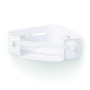 Narożna półka pod prysznic Flex GEL-LOCK™ (biała) Umbra