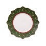 Talerz płaski (zielony) Toy’s Delight Christmas Villeroy & Boch