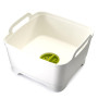 Miska z odpływem (biała) Wash&Drain Joseph Joseph