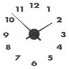 Zegar ścienny (czarny) Mini Hands Nextime