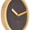 Zegar ścienny (brązowy) Calm Nextime