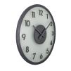 Zegar ścienny (szary) Frosted Wood Nextime