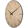 Zegar ścienny (beżowy) Edge Wood Dome Nextime